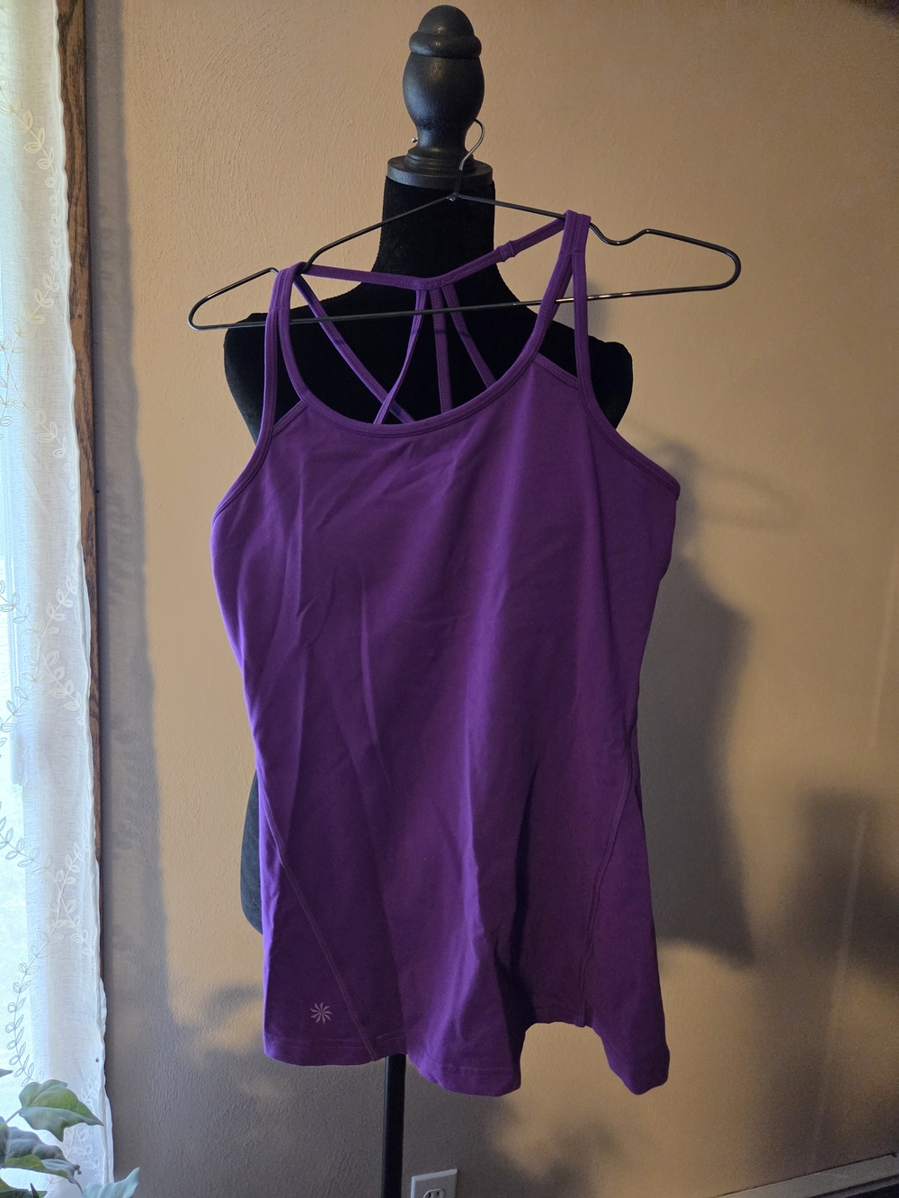 Athleta Purple Strappy Women's Tank Top Size Small